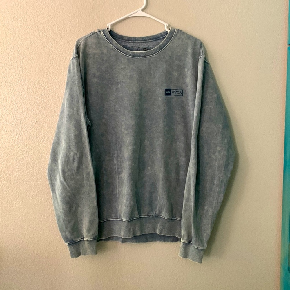 RVCA Men’s Lg blue heathered sweatshirt